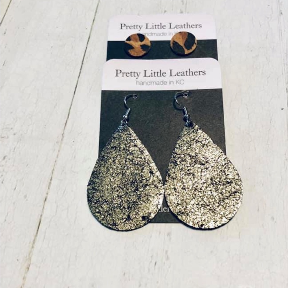 Gold and Cheetah set
